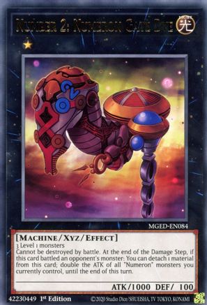 Number 2: Numeron Gate Dve [MGED-EN084] Rare - Trinity Hobby
