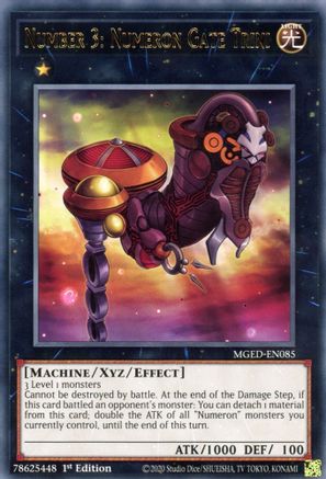 Number 3: Numeron Gate Trini [MGED-EN085] Rare - Trinity Hobby