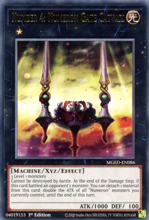 Number 4: Numeron Gate Catvari [MGED-EN086] Rare - Trinity Hobby