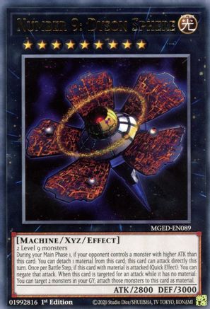 Number 9: Dyson Sphere [MGED-EN089] Rare - Trinity Hobby