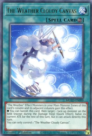 The Weather Cloudy Canvas [MGED-EN099] Rare - Trinity Hobby