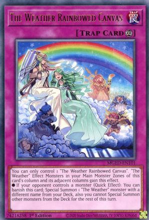 The Weather Rainbowed Canvas [MGED-EN101] Rare - Trinity Hobby