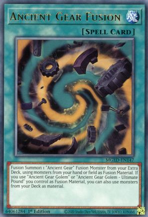 Ancient Gear Fusion [MGED-EN147] Rare - Trinity Hobby