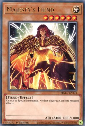 Majesty's Fiend [MGED-EN134] Rare - Trinity Hobby