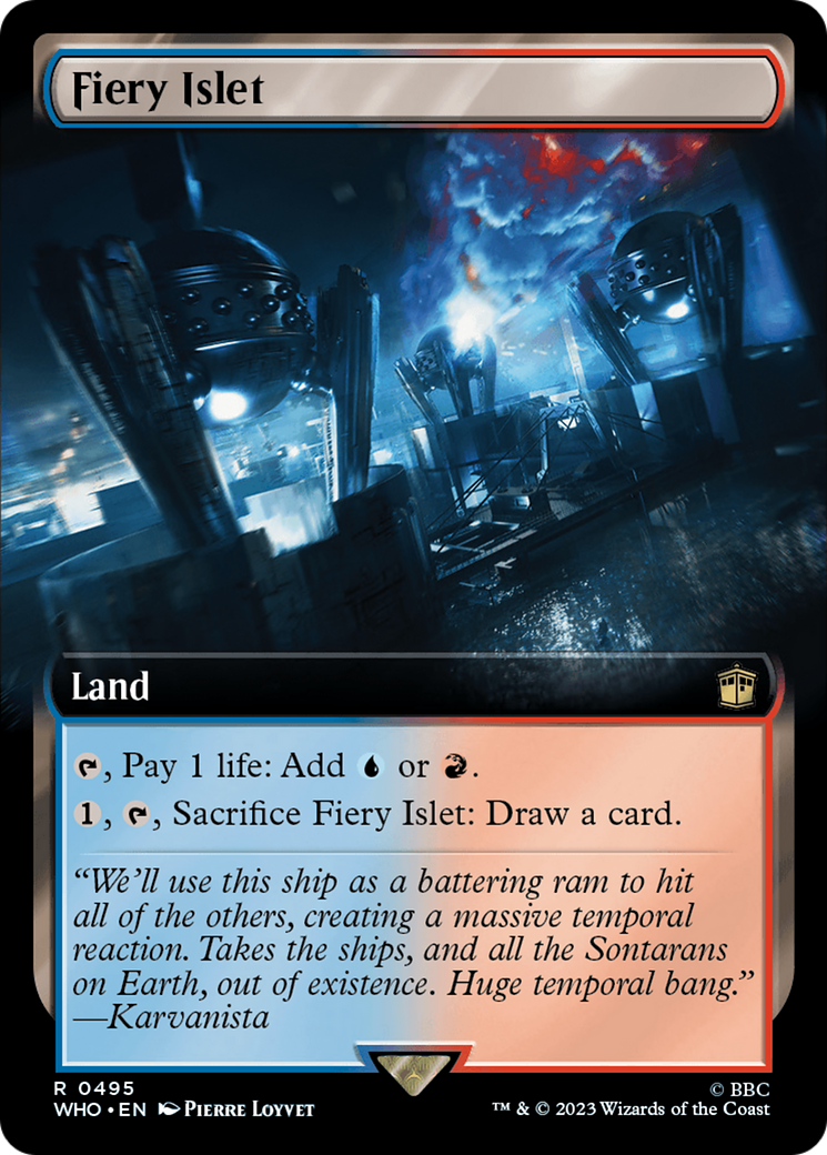 Fiery Islet (Extended Art) [Doctor Who] - Trinity Hobby