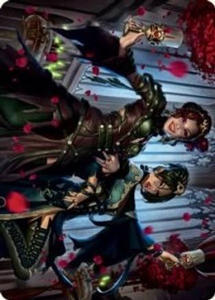 Falkenrath Celebrants (73/81) Art Card  (ASVOW-073) - [Art Series: Innistrad: Crimson Vow]