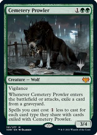Cemetery Prowler (PPDFT-191) - [Promo Pack: Aetherdrift] Foil - Trinity Hobby