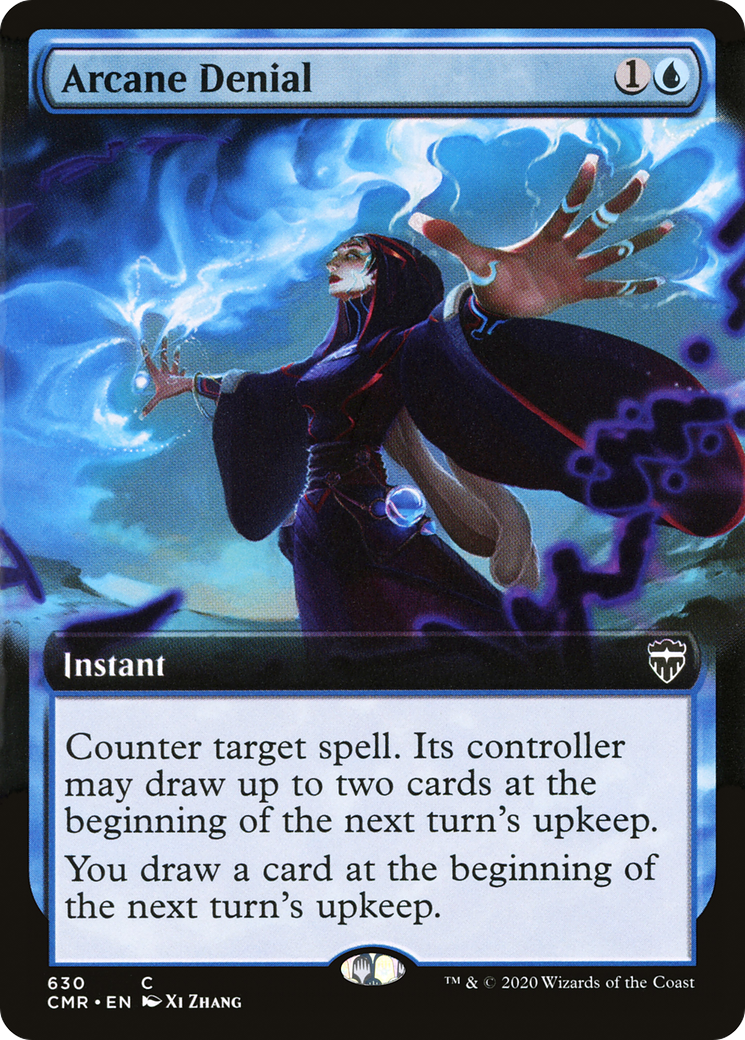 Arcane Denial (Extended Art) [Commander Legends] - Trinity Hobby