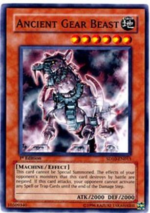 Ancient Gear Beast [SD10-EN013] Common - Trinity Hobby