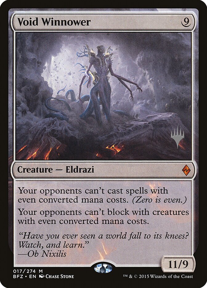Void Winnower (Promo Pack) [Battle for Zendikar Promos] - Trinity Hobby