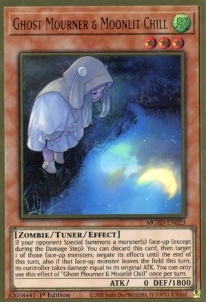 Ghost Mourner & Moonlit Chill (Alternate Art) [MGED-EN023] Gold Rare - Trinity Hobby