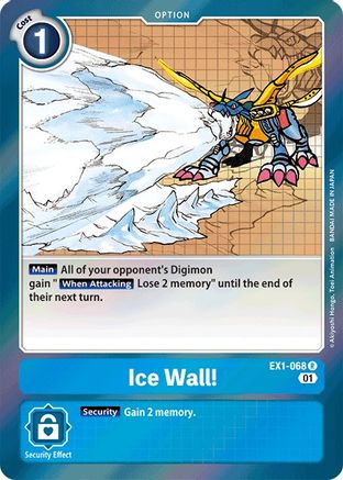 Ice Wall! [EX1-068] [Classic Collection] - Trinity Hobby