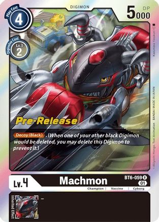 Machmon [BT6-059] [Double Diamond Pre-Release Cards] - Trinity Hobby