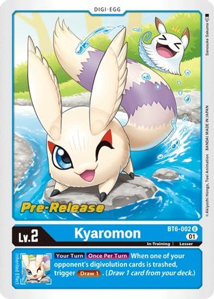 Kyaromon [BT6-002] [Double Diamond Pre-Release Cards] - Trinity Hobby