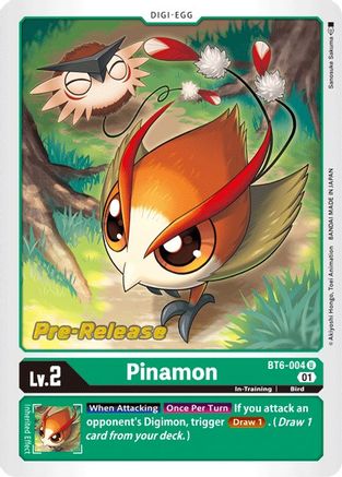 Pinamon [BT6-004] [Double Diamond Pre-Release Cards] - Trinity Hobby