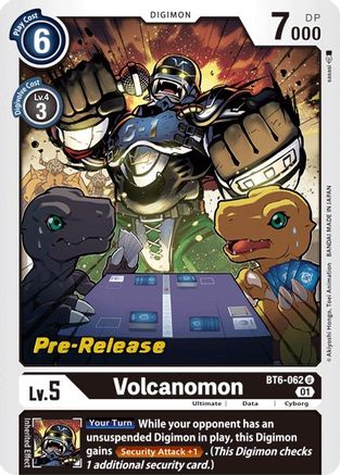 Volcanomon [BT6-062] [Double Diamond Pre-Release Cards] - Trinity Hobby