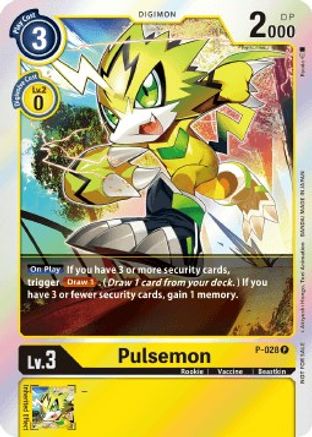 Pulsemon [P-028] (Alternative Art) [Double Diamond] - Trinity Hobby