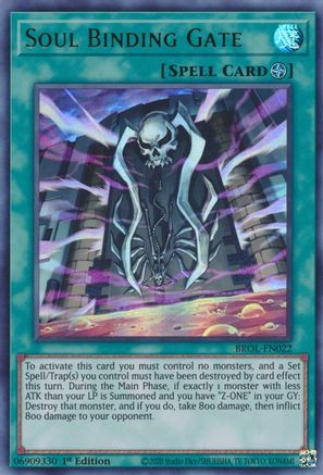 Soul Binding Gate [BROL-EN022] Ultra Rare - Trinity Hobby