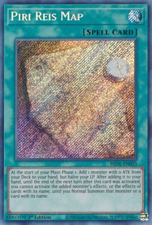 Piri Reis Map [BROL-EN023] Secret Rare - Trinity Hobby