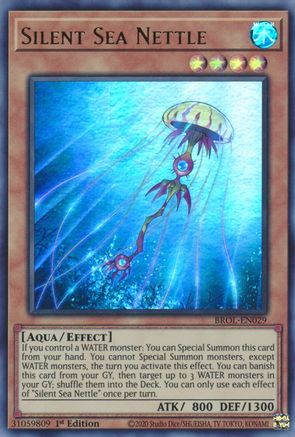 Silent Sea Nettle [BROL-EN029] Ultra Rare - Trinity Hobby