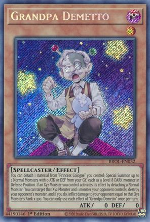 Grandpa Demetto [BROL-EN032] Secret Rare - Trinity Hobby