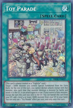 Toy Parade [BROL-EN037] Secret Rare - Trinity Hobby
