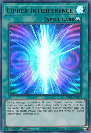Cipher Interference [BROL-EN039] Ultra Rare - Trinity Hobby