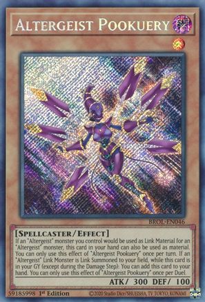 Altergeist Pookuery [BROL-EN046] Secret Rare - Trinity Hobby