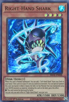 Right-Hand Shark [BROL-EN048] Ultra Rare - Trinity Hobby
