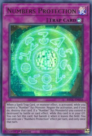 Numbers Protection [BROL-EN056] Ultra Rare - Trinity Hobby