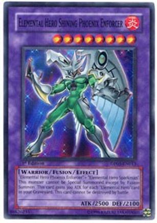 Elemental Hero Shining Phoenix Enforcer [DP05-EN013] Super Rare - Trinity Hobby