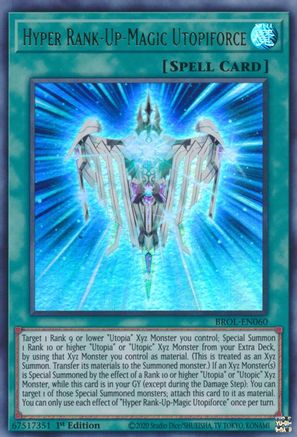 Hyper Rank-Up-Magic Utopiforce [BROL-EN060] Ultra Rare - Trinity Hobby