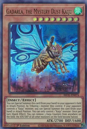 Gadarla, the Mystery Dust Kaiju [BROL-EN074] Ultra Rare - Trinity Hobby