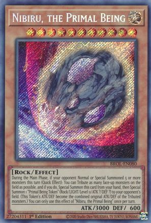 Nibiru, the Primal Being [BROL-EN080] Secret Rare - Trinity Hobby
