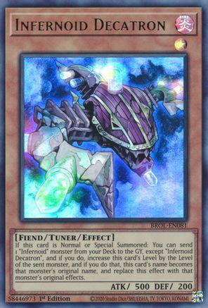 Infernoid Decatron [BROL-EN081] Ultra Rare - Trinity Hobby