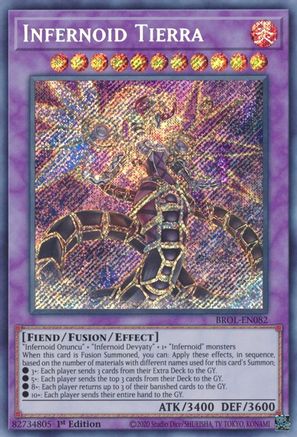 Infernoid Tierra [BROL-EN082] Secret Rare - Trinity Hobby
