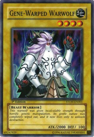Gene-Warped Warwolf [STON-EN001] Super Rare - Trinity Hobby