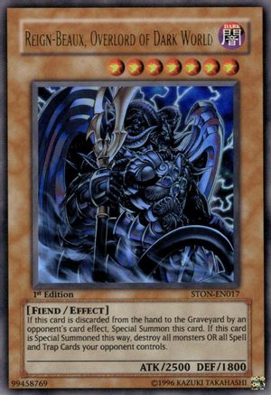 Reign-Beaux, Overlord of Dark World [STON-EN017] Ultra Rare - Trinity Hobby