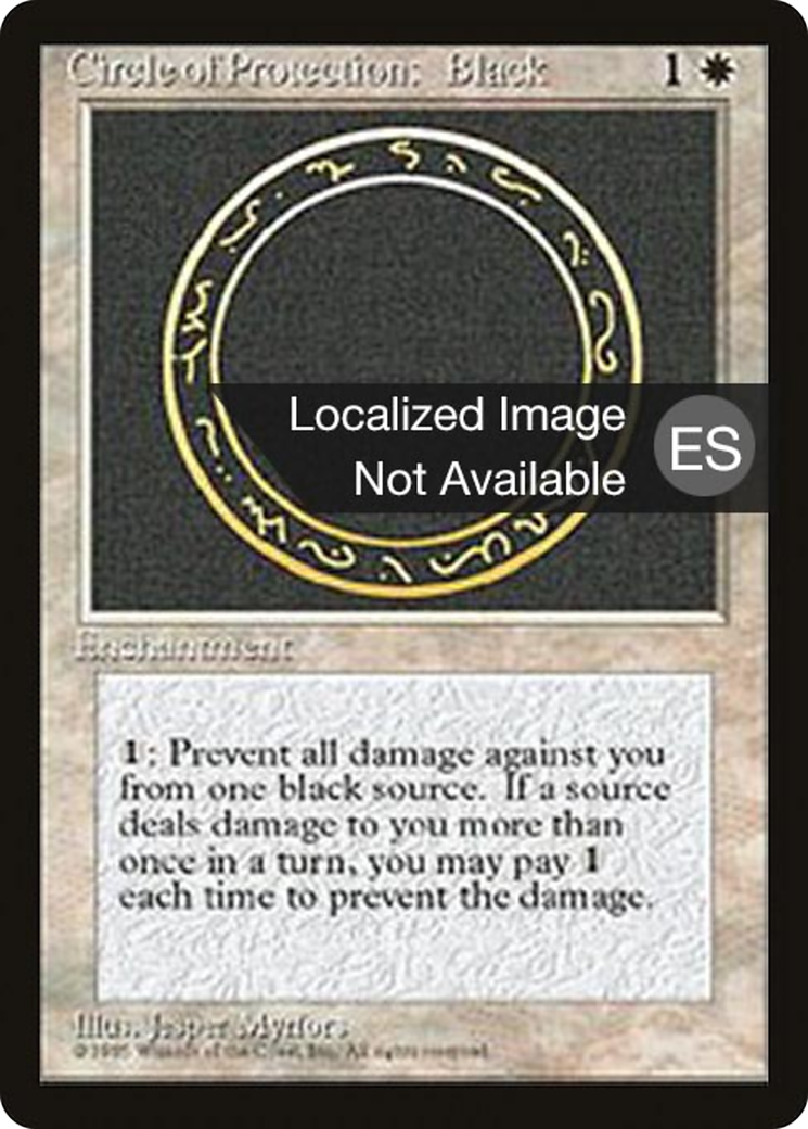 Circle of Protection: Black [Fourth Edition (Foreign Black Border)] - Trinity Hobby