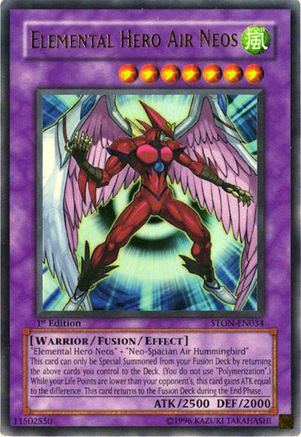 Elemental Hero Air Neos [STON-EN034] Ultra Rare - Trinity Hobby