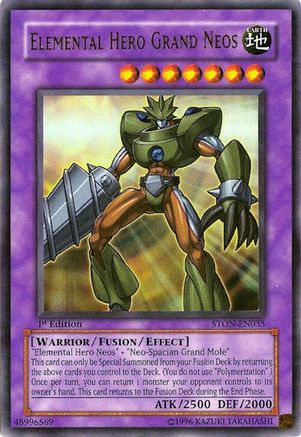Elemental Hero Grand Neos [STON-EN035] Ultra Rare - Trinity Hobby