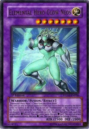 Elemental Hero Glow Neos [STON-EN036] Ultra Rare - Trinity Hobby