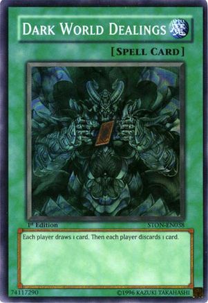 Dark World Dealings [STON-EN038] Super Rare - Trinity Hobby