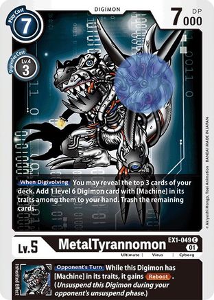 MetalTyrannomon [EX1-049] [Classic Collection] - Trinity Hobby