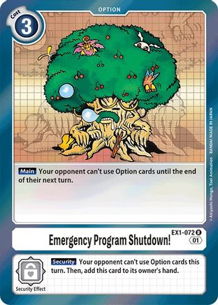 Emergency Program Shutdown! [EX1-072] [Classic Collection] - Trinity Hobby