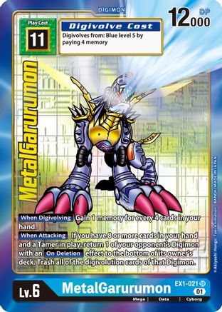 MetalGarurumon [EX1-021] (Alternate Art) [Classic Collection] - Trinity Hobby