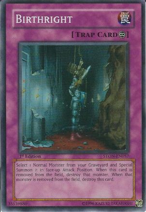 Birthright [STON-EN057] Super Rare - Trinity Hobby