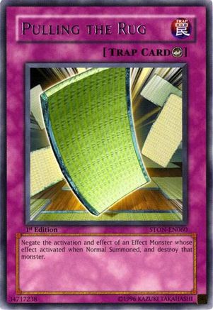 Pulling the Rug [STON-EN060] Rare - Trinity Hobby