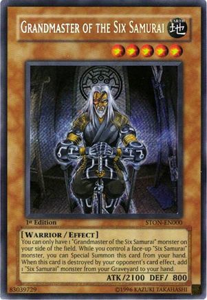 Grandmaster of the Six Samurai [STON-EN000] Secret Rare - Trinity Hobby