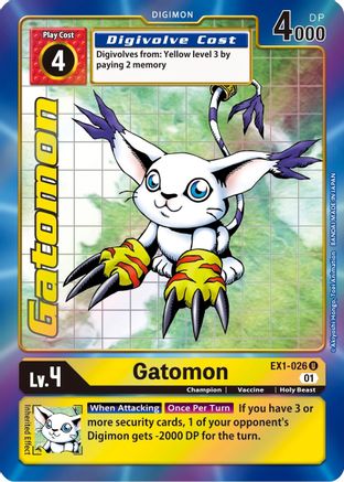 Gatomon [EX1-026] (Art alternatif) [Collection classique] 